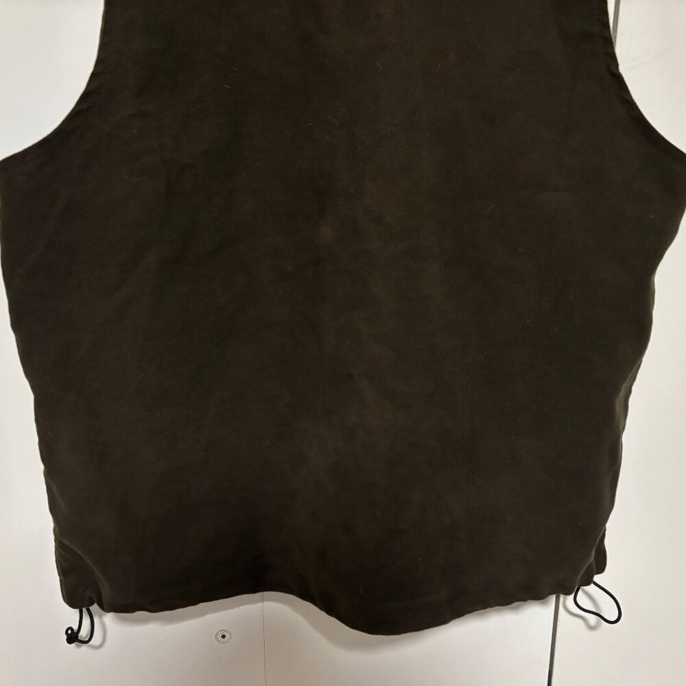 Filson Vest Liner Brown Full Zip Moleskin Hunting Casual Made in USA - Large - Picture 4 of 9
